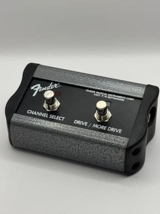 Fender 2-Button Footswitch Channel / Drive-More Drive (P/N 0079606000)