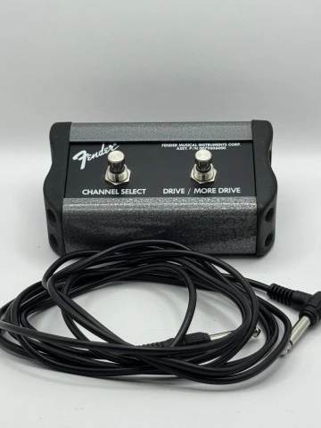 Fender 2-Button Footswitch Channel / Drive-More Drive (P/N 0079606000)